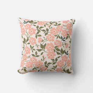 Trendy seamless vintage floral pattern. Endless pr Cushion