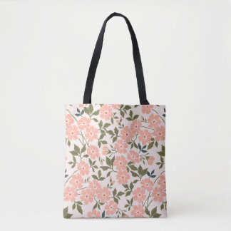 Trendy seamless vintage floral pattern. Endless pr Tote Bag