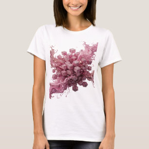 Trendy Silver ABSTRACT ART Graphic Tee