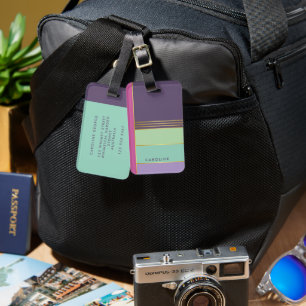 Trendy Simple Chic Stylish Girly  Luggage Tag