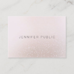 Trendy Simple Modern Professional Template Elegant Business Card