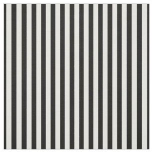 Trendy Simple Stripes Pattern   Black & White Fabric