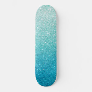 trendy skateboard with glitter glitter