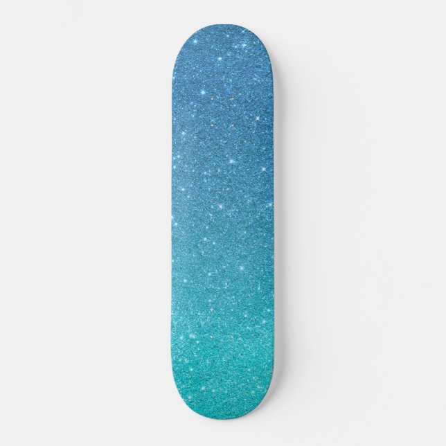 trendy skateboard with glitter glitter (Front)