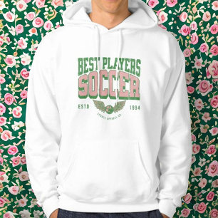 Trendy soccer player Sport fans Modern vintage Hoodie