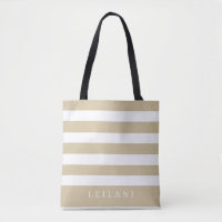 Trendy Soybean Beige Stripe Pattern