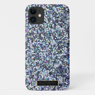 Trendy Sparkling  Glitter Sequins Frame iPhone 11 Case