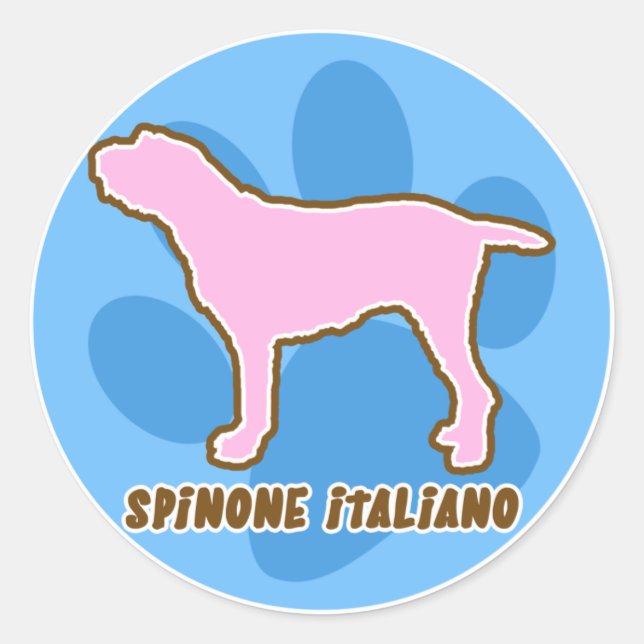 Trendy Spinone Italiano Stickers (Front)