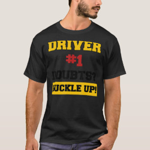 Trendy Statement Racer Driving Racing Car  Driver T-Shirt