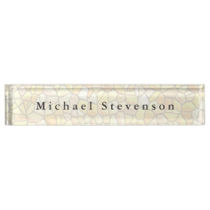 Trendy Stone Wall Design Unique Personal Nameplate