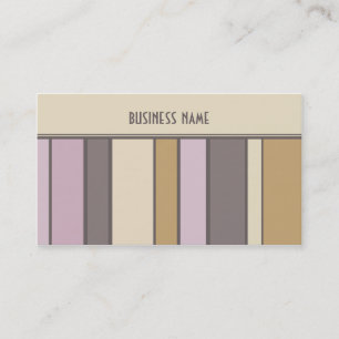 Trendy Stripes Design Business Card