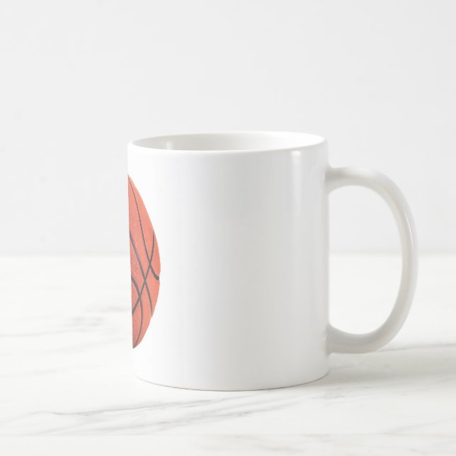 Trendy Style Basketball Coffee Mug (Right)