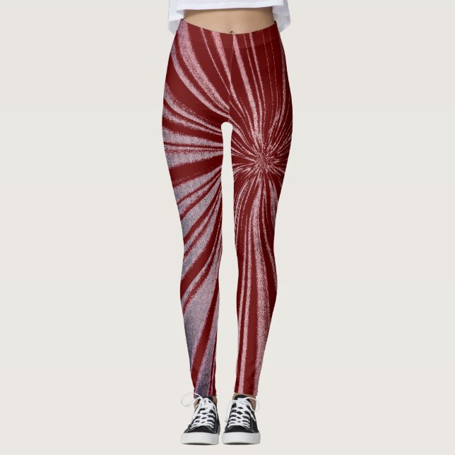 Trendy Stylish Astral Canvas Design Leggings (Front)