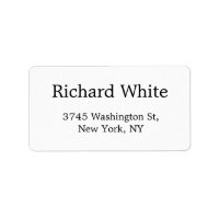 Trendy Stylish Black & White Plain Elegant Modern
