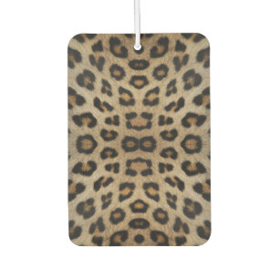 Trendy stylish bold leopard fur animal print fun car air freshener