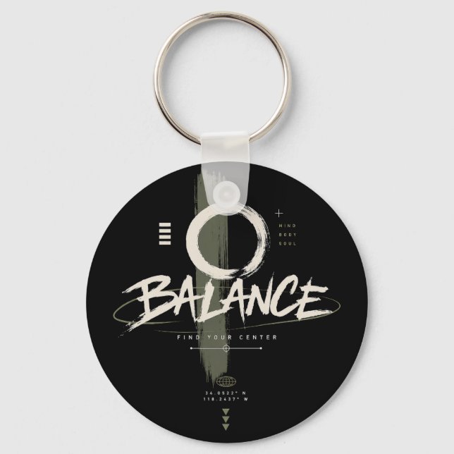 Trendy Stylish Charm Key Ring (Front)