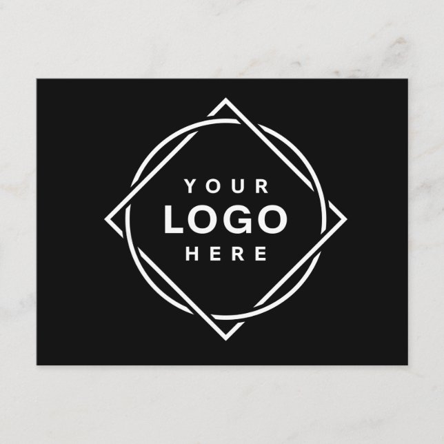 Trendy stylish & elegant branded enclosure card (Front)