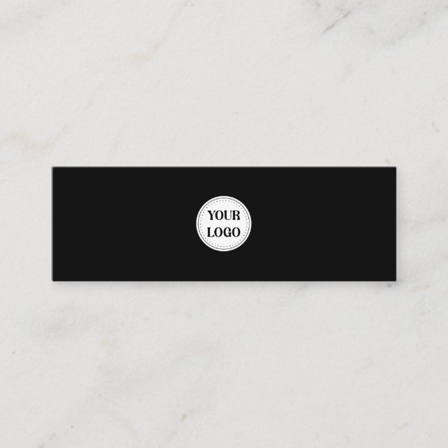 Trendy stylish & elegant branded mini business card (Front)