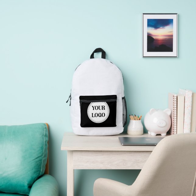 Trendy stylish & elegant branded printed backpack (Insitu)
