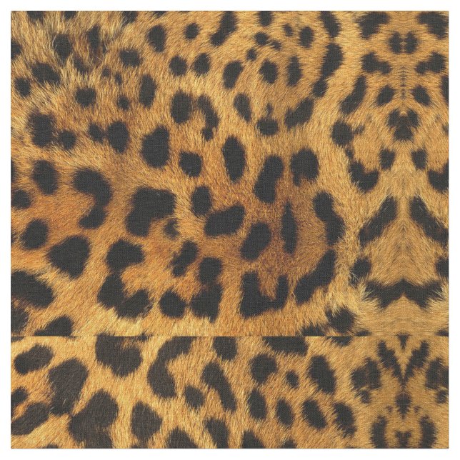 trendy stylish safari animal print leopard pattern fabric (Close Up)