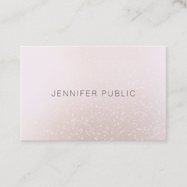 Trendy Stylish Simple Modern Professional Template Business Card (Front)