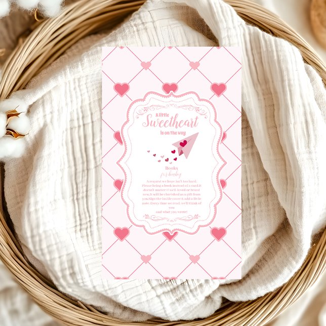 Trendy Sweetheart Valentine's Day Books for Baby Enclosure Card (Creator Uploaded)