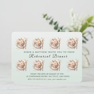 Trendy Table The Night Before Rehearsal Dinner Invitation
