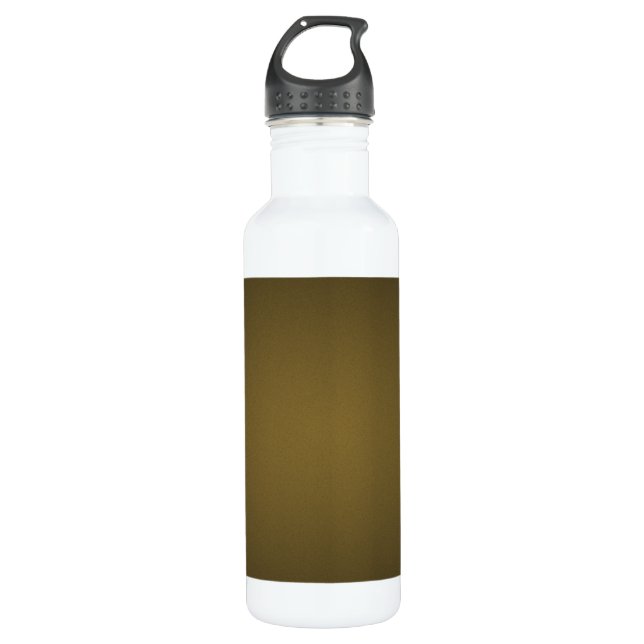 Trendy Tan and Black Grainy Vignette 710 Ml Water Bottle (Front)