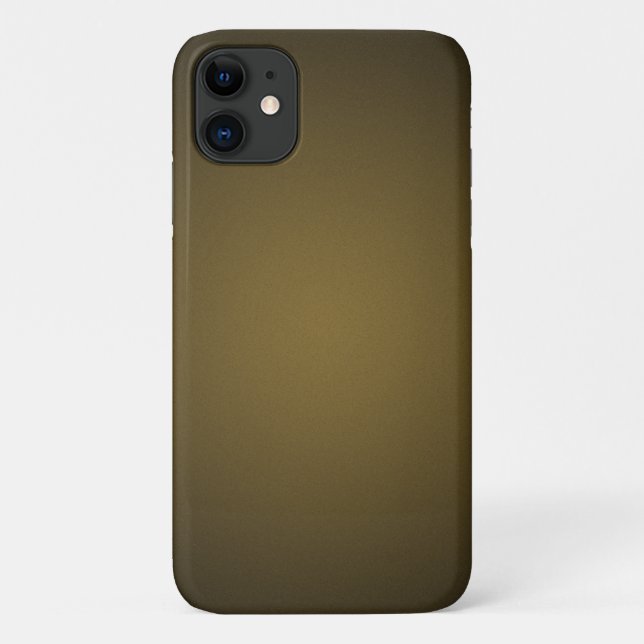 Trendy Tan and Black Grainy Vignette Case-Mate iPhone Case (Back)
