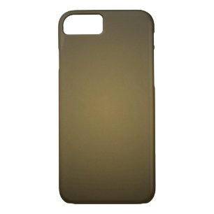 Trendy Tan and Black Grainy Vignette iPhone 8/7 Case