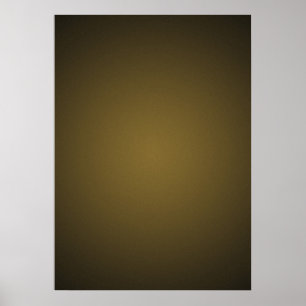 Trendy Tan and Black Grainy Vignette Poster