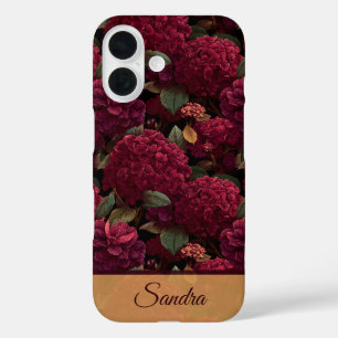 Trendy Teacher Appreciation Gift Hydrangeas Floral iPhone 16 Case
