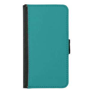 Trendy Teal Blue Green Colour,  Samsung Galaxy S5 Wallet Case