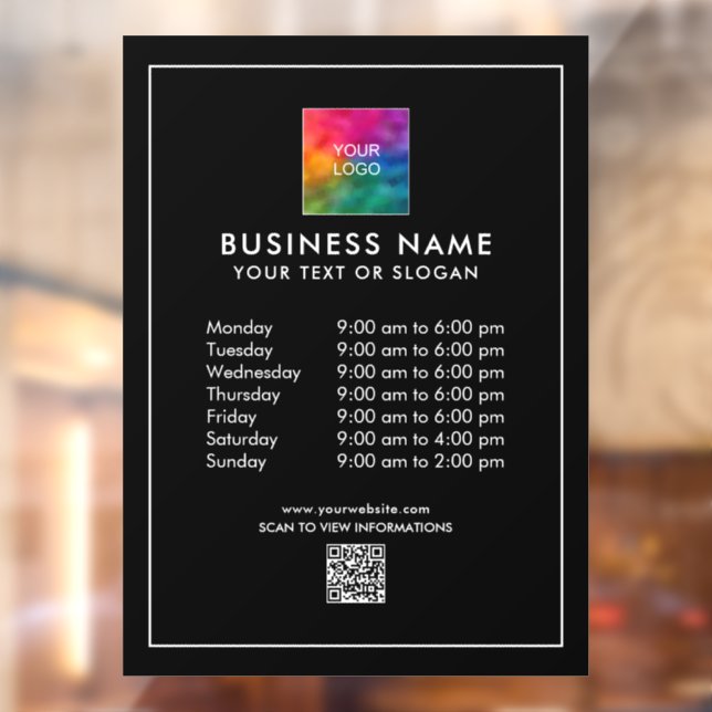 Trendy Template Business Logo QR Code Custom (Sheet 2)