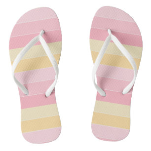 Trendy Template Pink Vanilla Yellow White Pastel Thongs