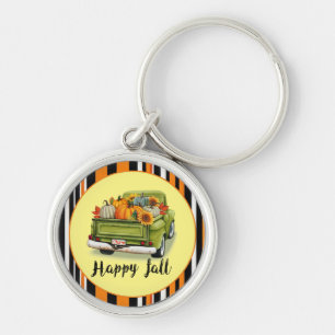 Trendy Thanksgiving Beautiful Autumn Collection Key Ring