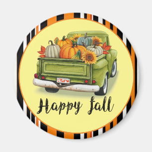 Trendy Thanksgiving Beautiful Autumn Collection Magnet