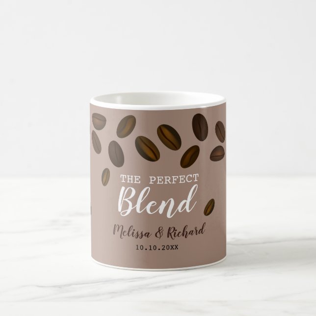 Trendy The Perfect Blend Coffee Wedding   Mug (Center)