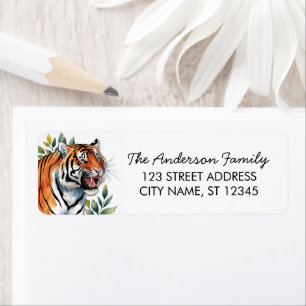 Trendy Tiger Return Address Black  Label