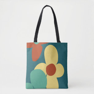 Trendy Tote Bag Bloom Green by AdzSpirit