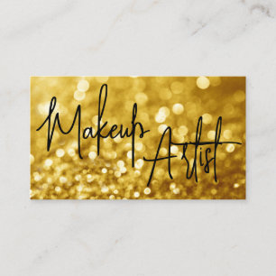 Trendy Trending Makeup Artist Business Cards