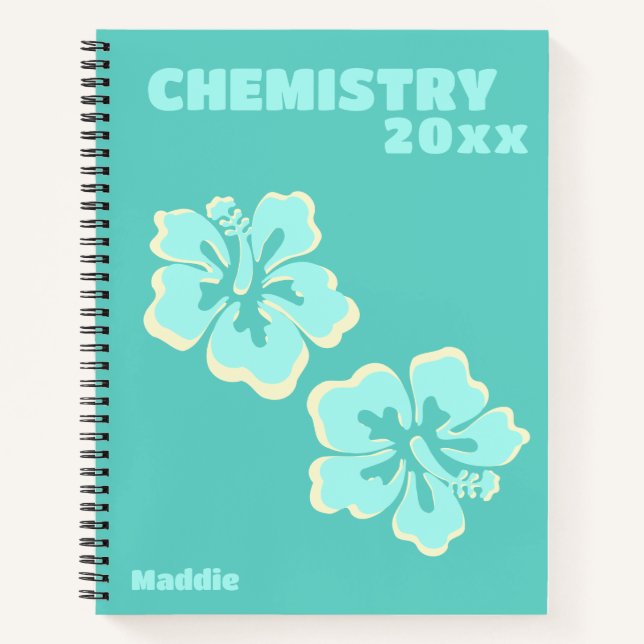 Trendy Tropical Preppy  Notebook (Front)
