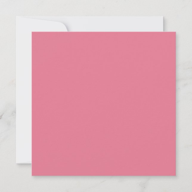 Trendy Tulip Pink Solid Colour Card (Front)