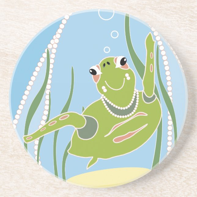 Trendy Turtle Coaster (Front)