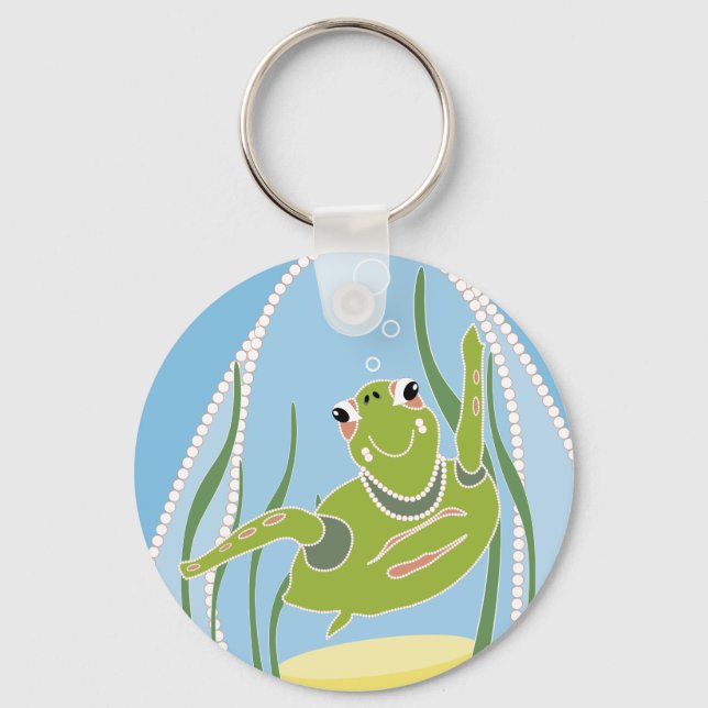 Trendy Turtle Key Ring (Front)
