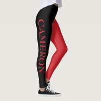 Trendy Two Colours | Name | Black Fire Engine Red
