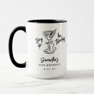 Trendy Tying Up Her Twenties 30th Birthday Mug