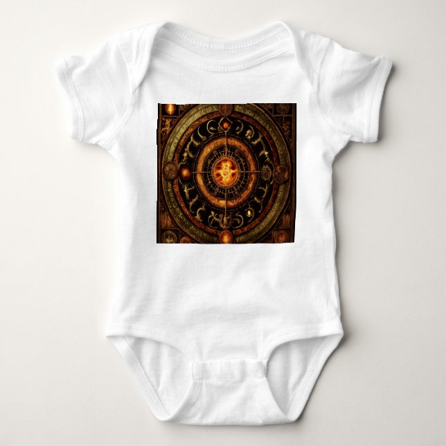 Trendy Ultra Pattern Baby Outfit" Baby Bodysuit (Front)