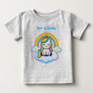 Trendy Unicorn - Cotton Baby T-Shirt
