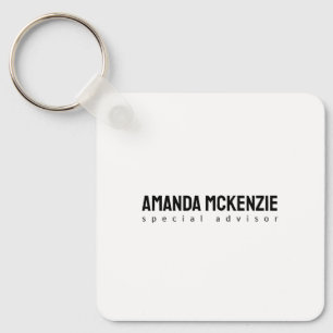Trendy Unique Creative Minimalist Design Key Ring